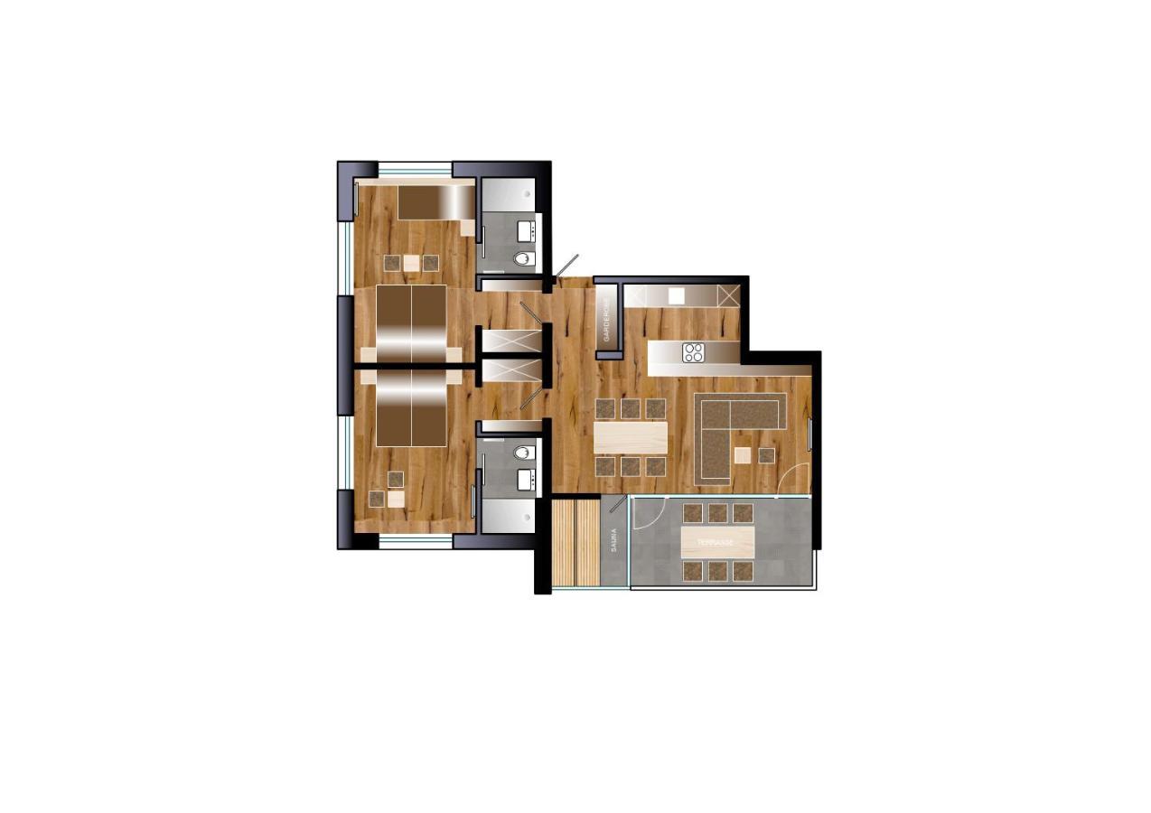 Λlpstern - Silvretta Card Premium Betrieb Apartment Galtuer Luaran gambar